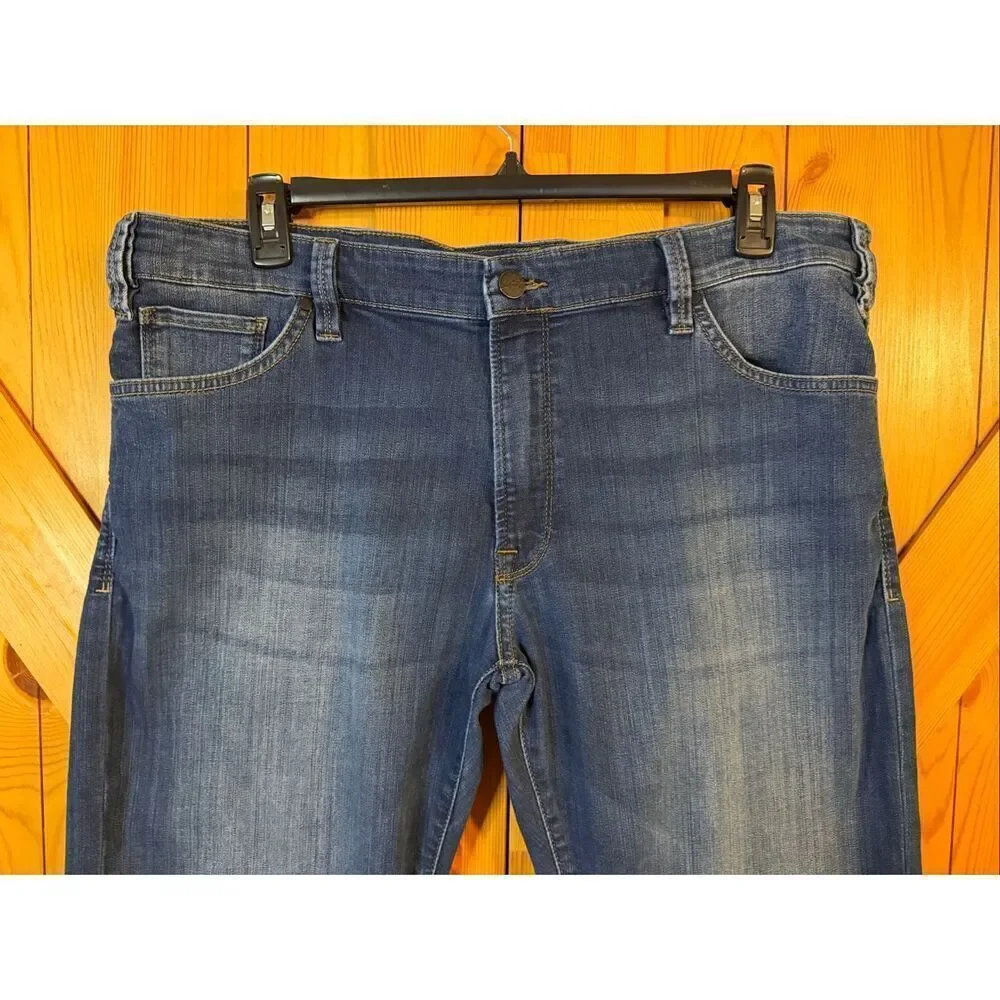 34 Heritage Jeans Mens 40 Blue COURAGE Mid-Rise Straight Leg Stretch Denim (6437